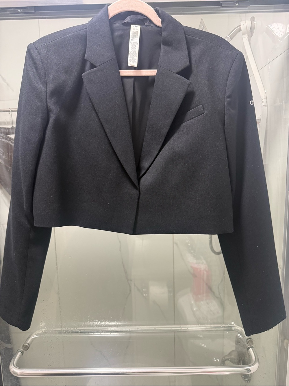 ALO Yoga Cropped Black Blazer Jacket